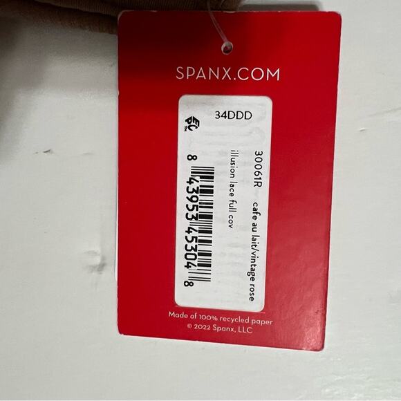 Spanx Bra-Llelujah Illusion Lace Full Coverage 32DDD - Picture 9 of 13